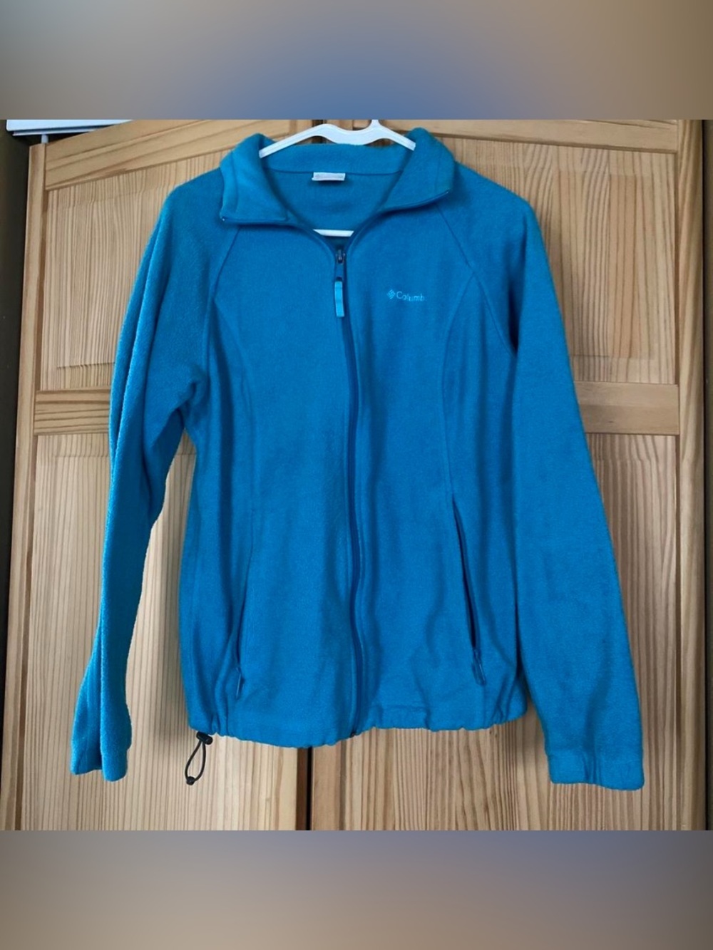 Columbia Blue Full-Zip Fleece Jacket